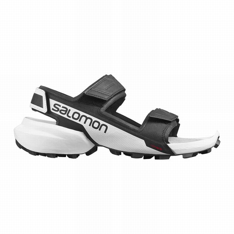 Salomon Singapore Mens Sandals - SPEEDCROSS Black/White | 37625-DXNS